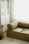 Atelier Del Sofa Nook Sofá-cama de 3 plazas en Terciopelo Caqui